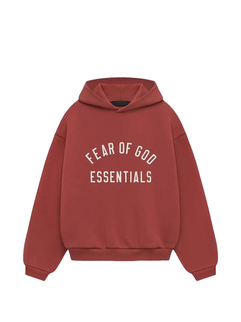 FEAR OF GOD ESSENTIALS KIDS fleece hoodie - Rosso