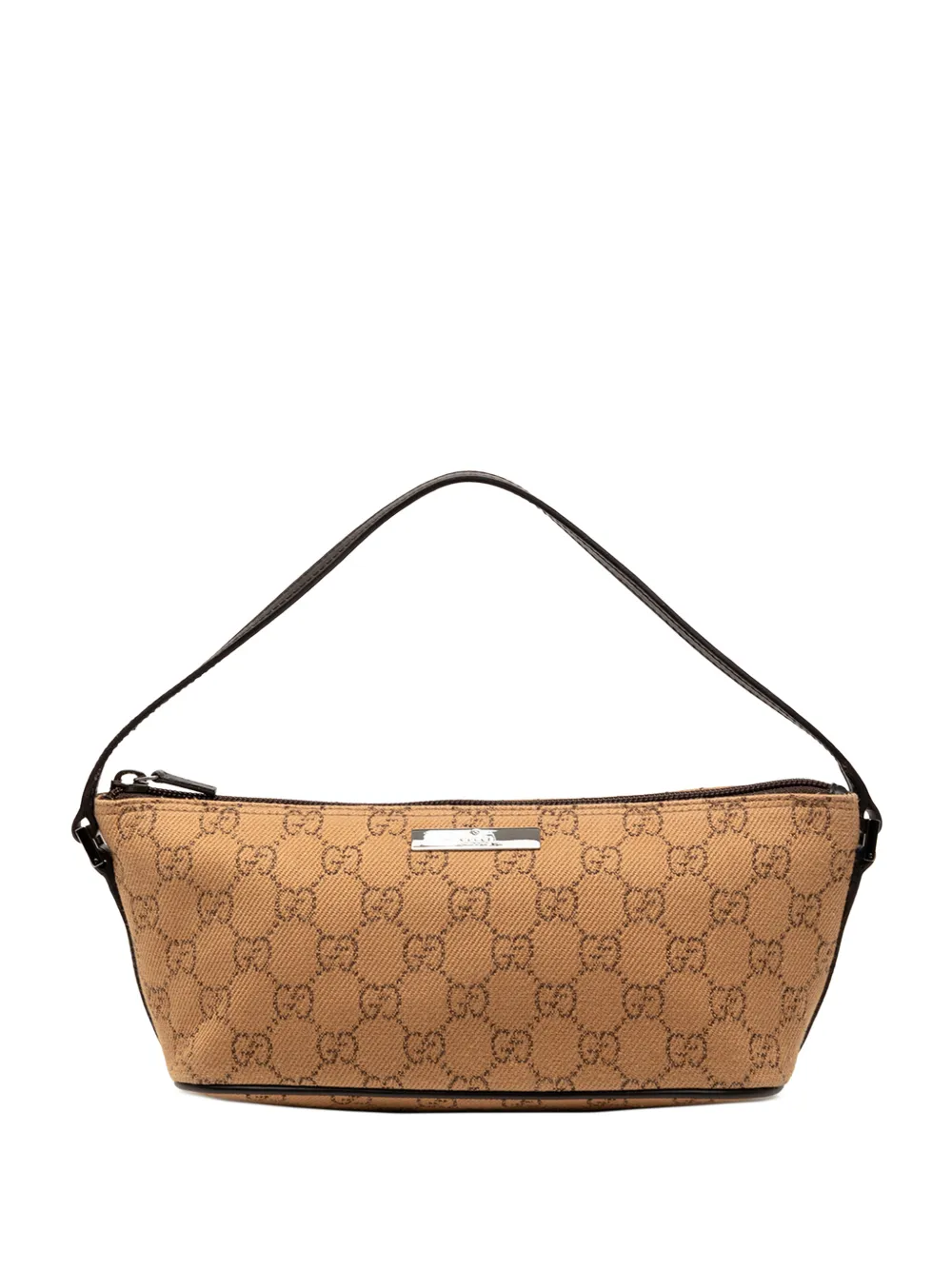Gucci Pre-Owned 2000-2015 GG Canvas Boat shoulder bag - Marrone