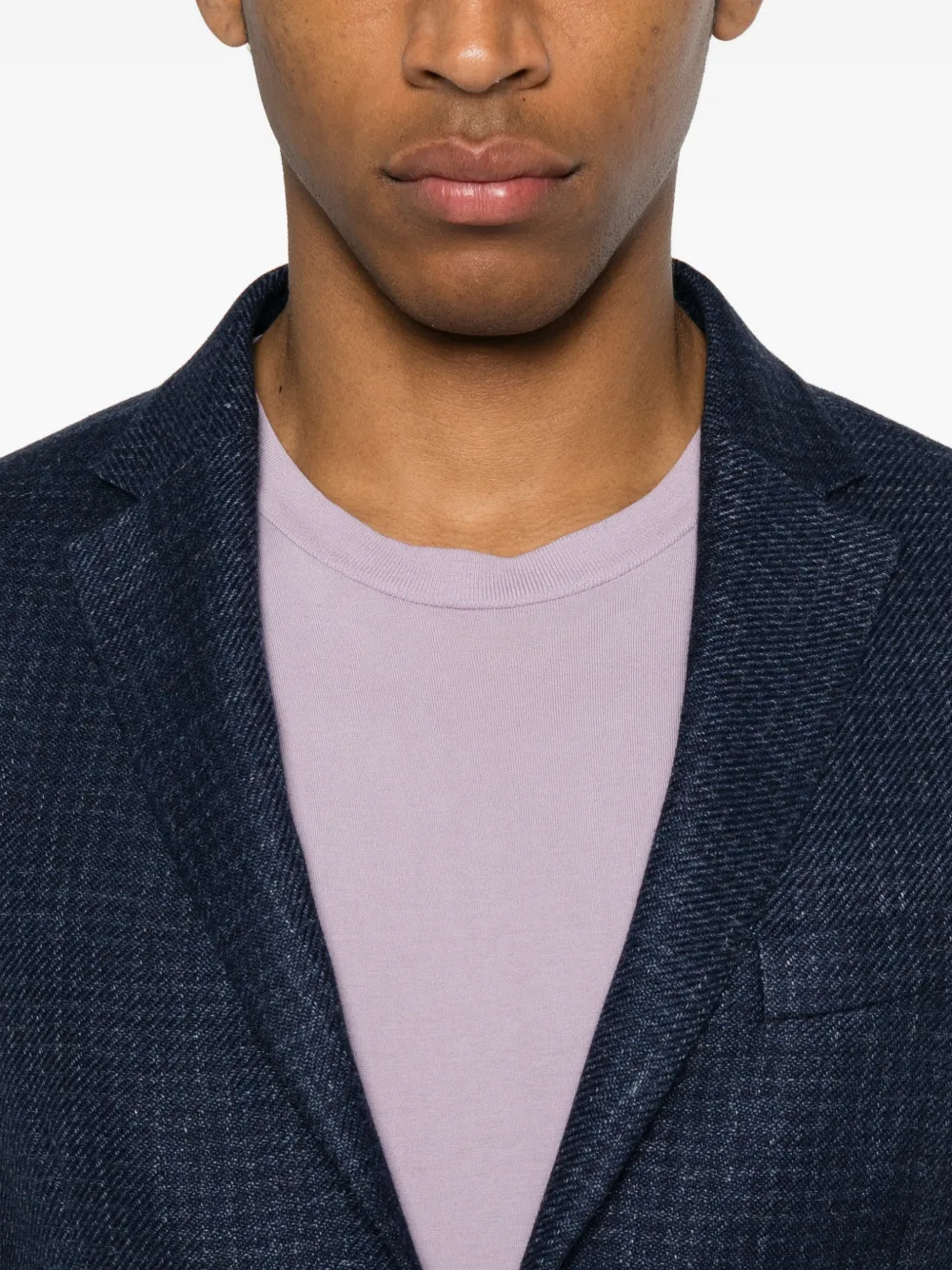Zegna Blazer met twee knopen Blauw