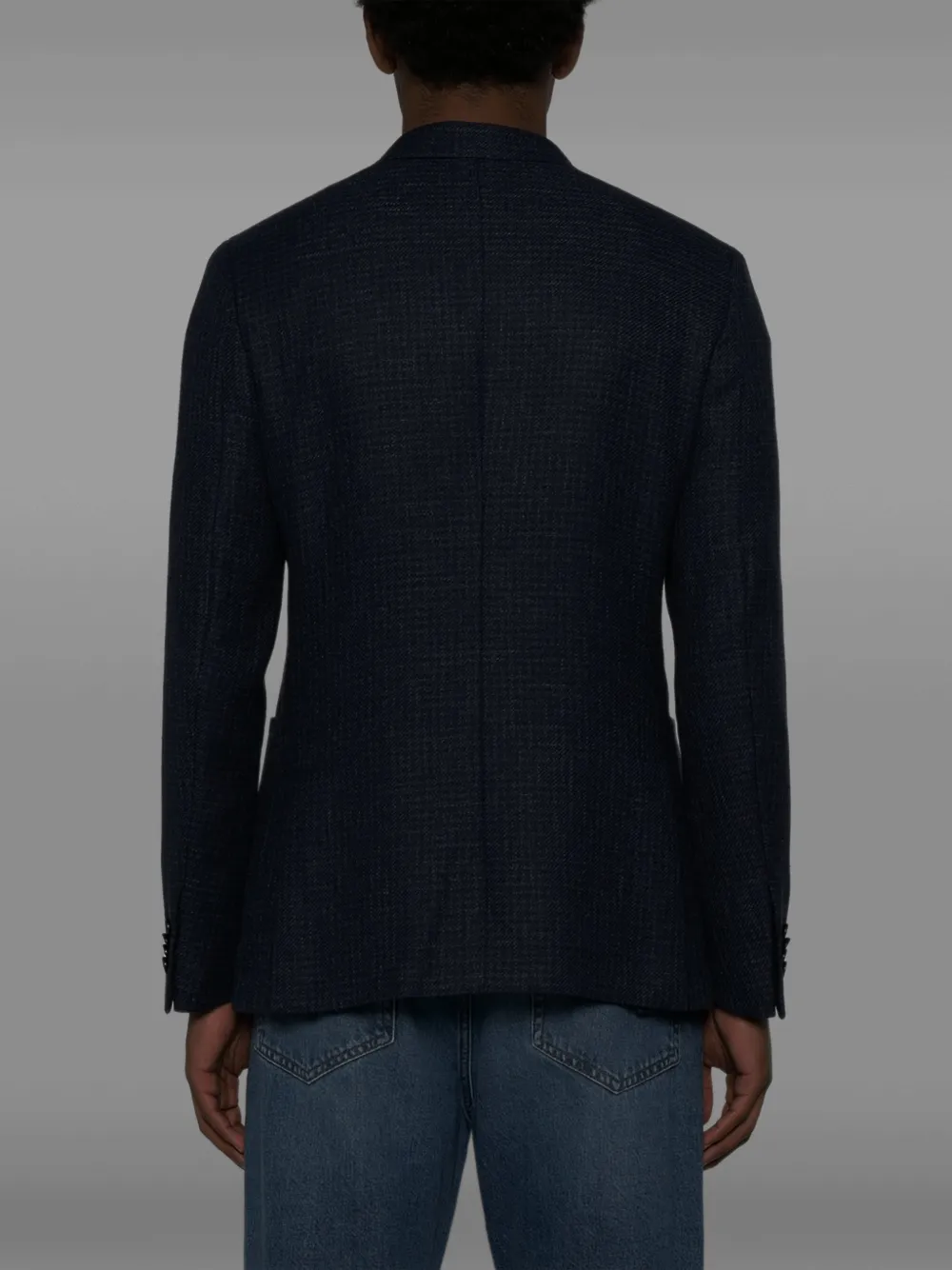 Zegna Blazer met twee knopen Blauw