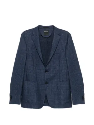 Homme Plissé Issey Miyake プリーツ ダブルジャケット | ブルー
