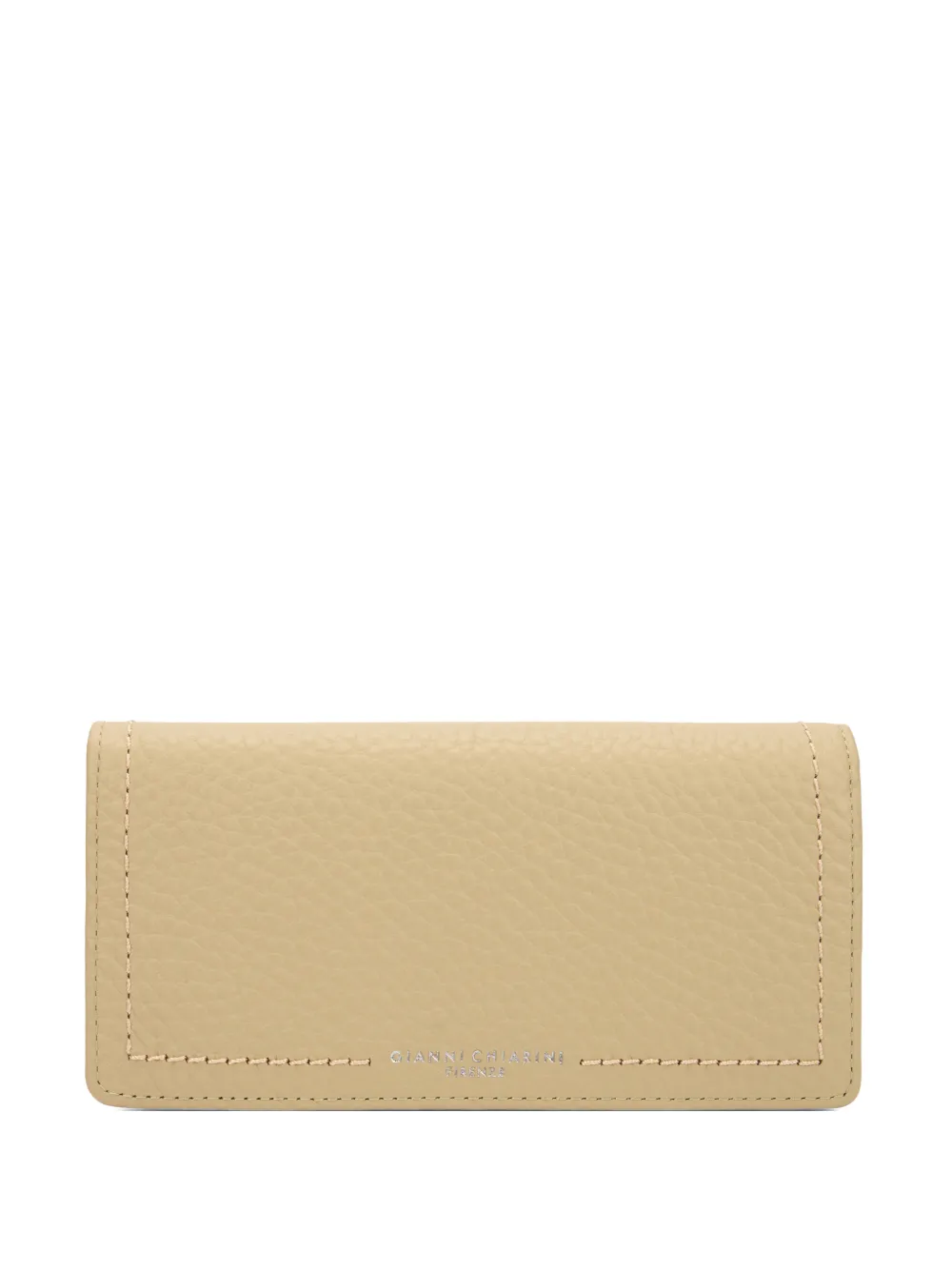 GIANNI CHIARINI Bubble contrast-stitch wallet - Giallo