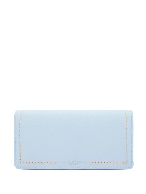 GIANNI CHIARINI Bubble topstitched wallet