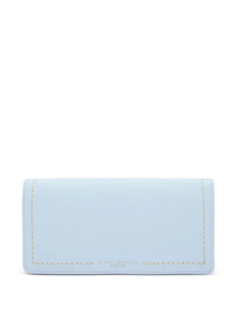 GIANNI CHIARINI Bubble topstitched wallet