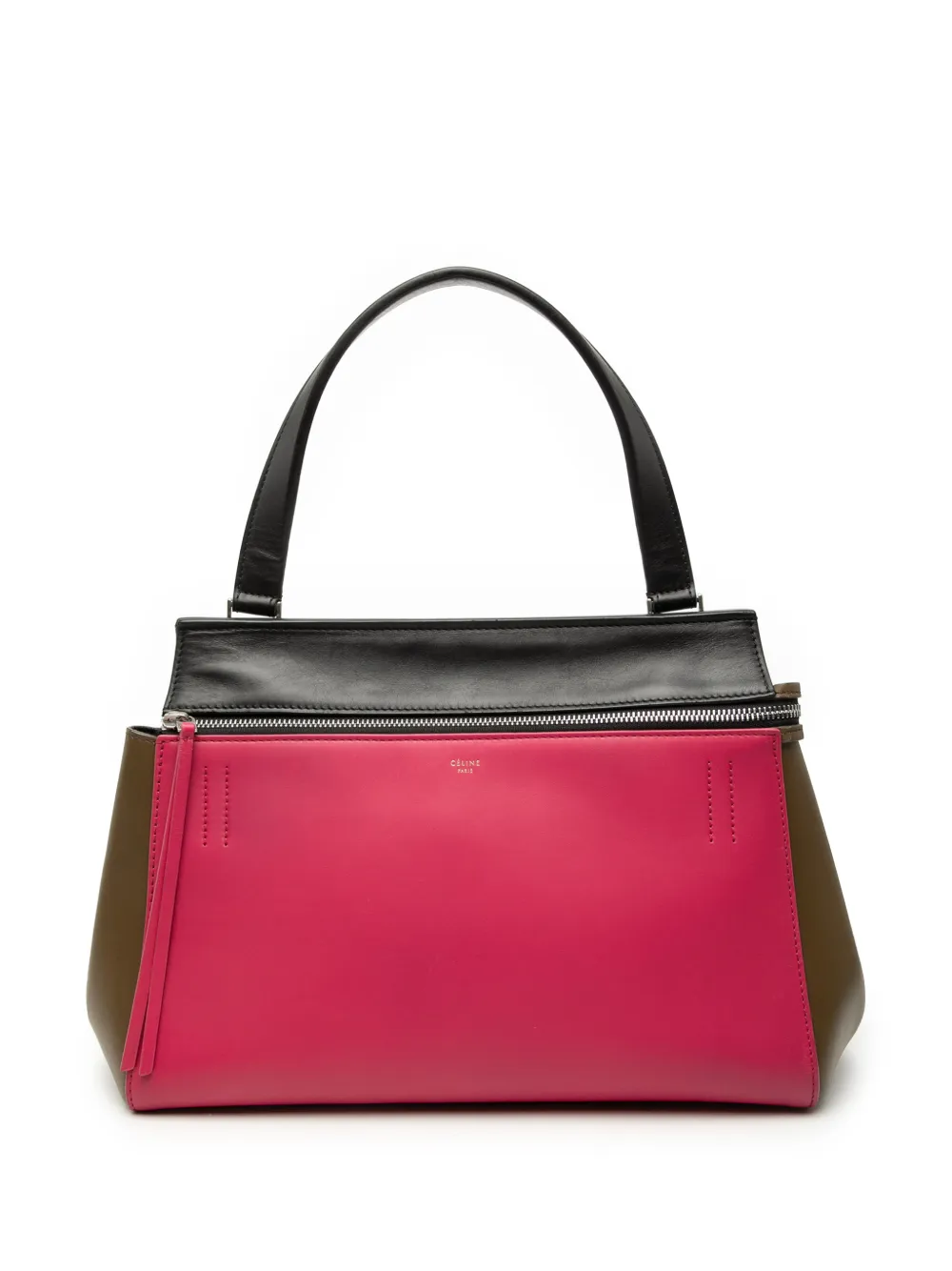 Celine Pre-Owned 2014 Medium Tricolor Leather Edge handbag - Rosa