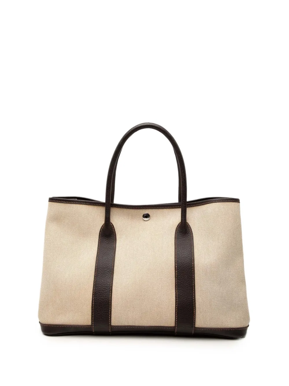 Hermès Pre-Owned 2005 Toile and Negonda Garden Party 36 tote bag - Marrone