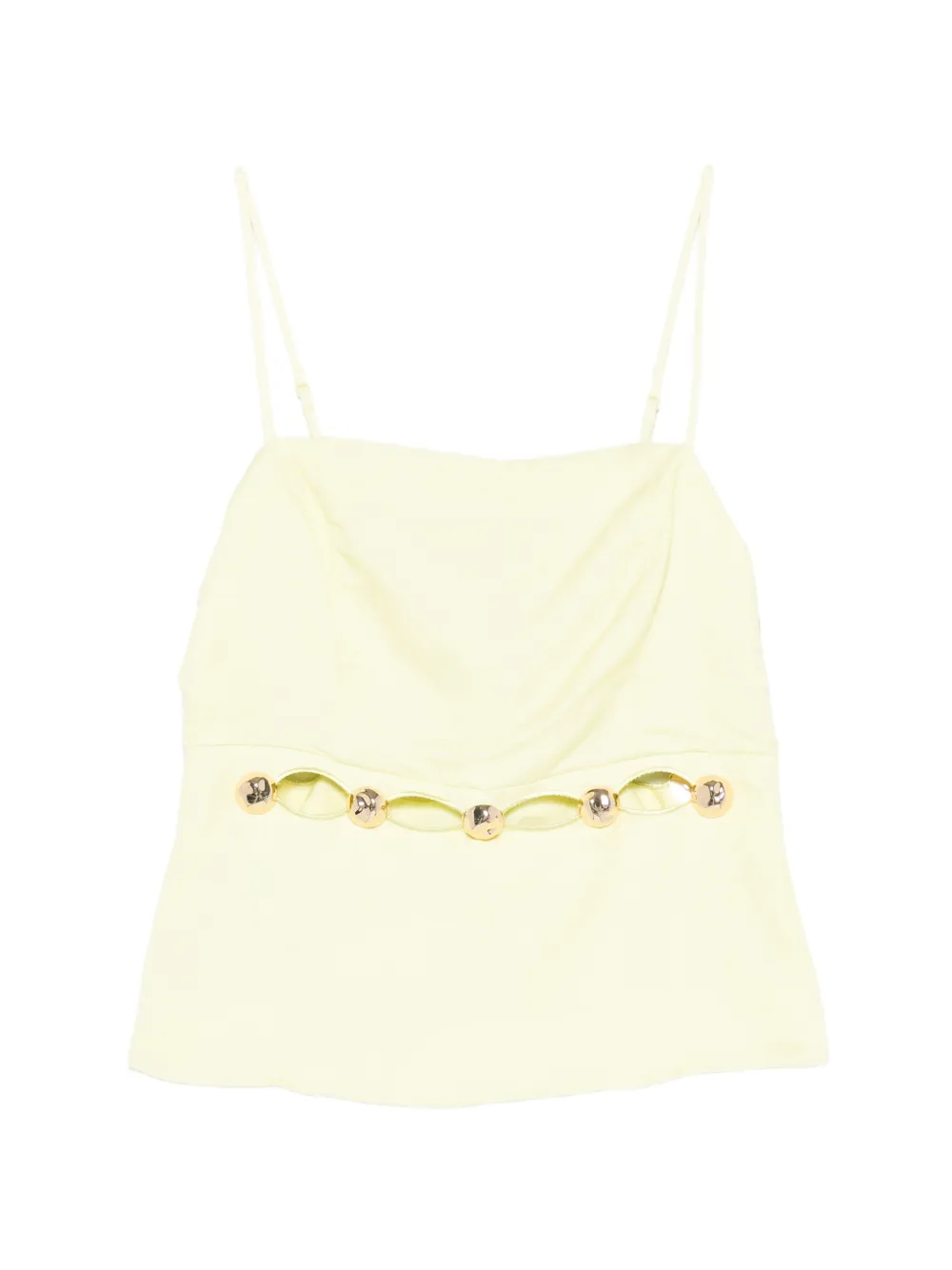 Simkhai cut-out embellished top - Giallo