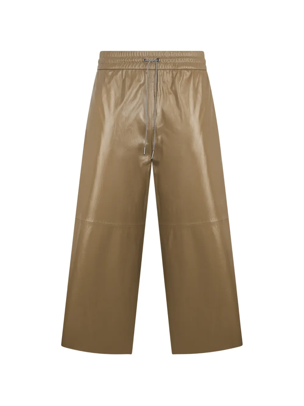 Fabiana Filippi cropped elasticated-waistband trousers – Neutrals