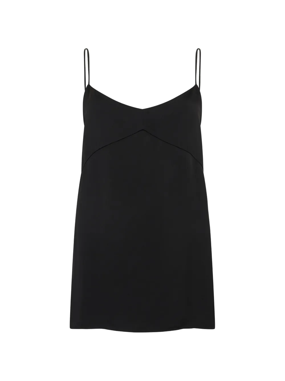 Fabiana Filippi thin-strap V-neck top - Nero