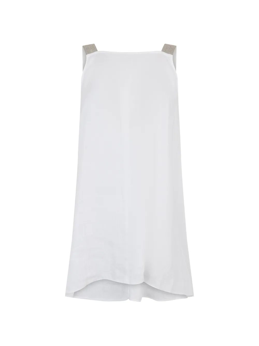 Fabiana Filippi rhinestone-embellished mini dress - Bianco