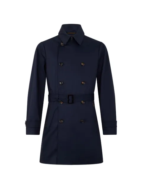 Moorer belted trench coat