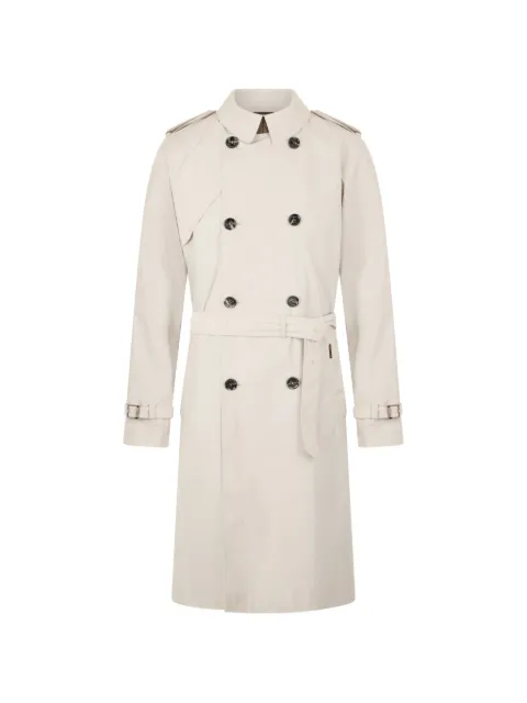 Moorer double-breasted trench coat