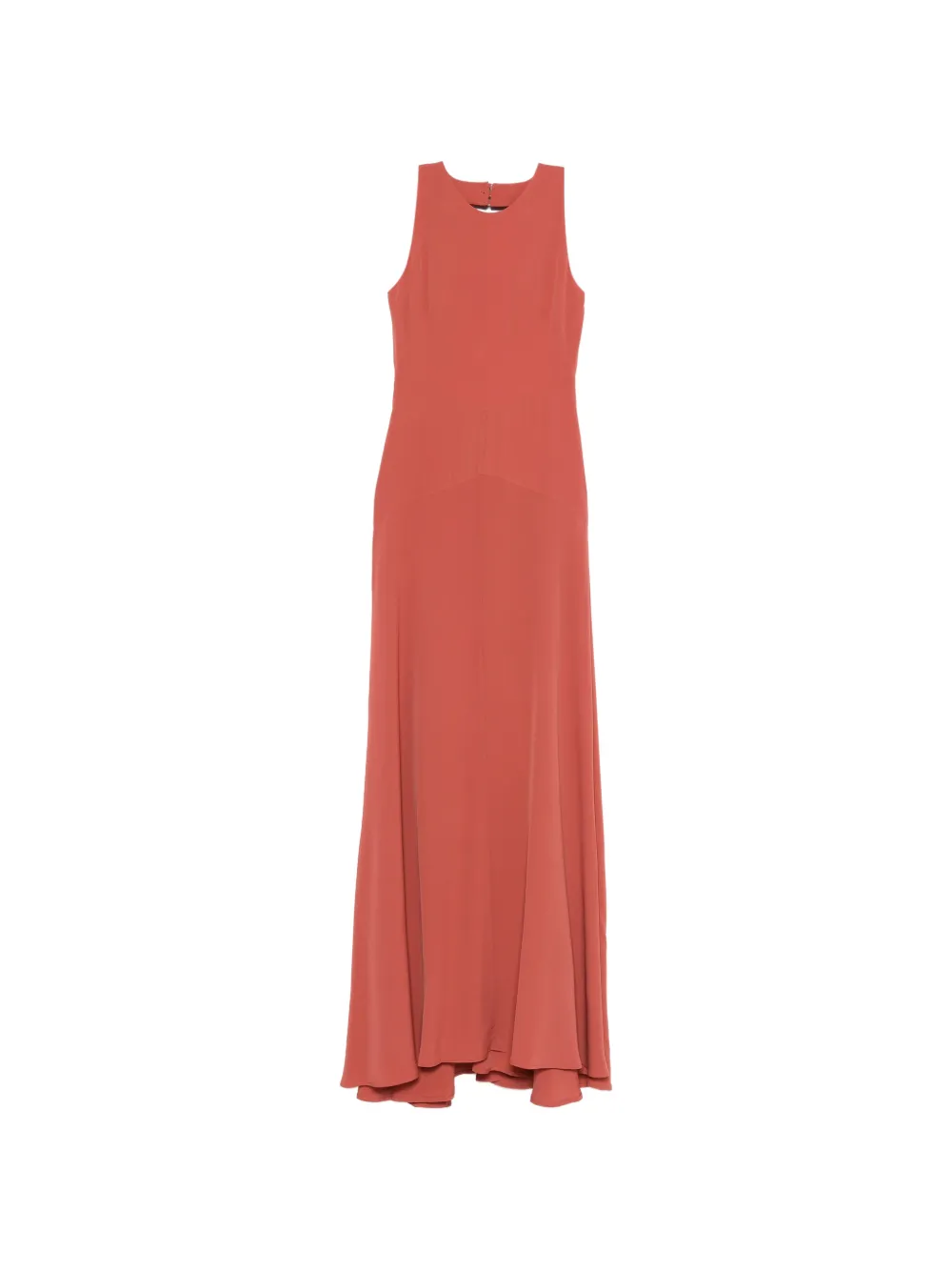 Erika Cavallini racer-back flared dress - Arancione