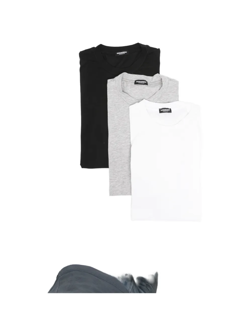 DSQUARED2 crew-neck T-shirt (set of three) - Nero