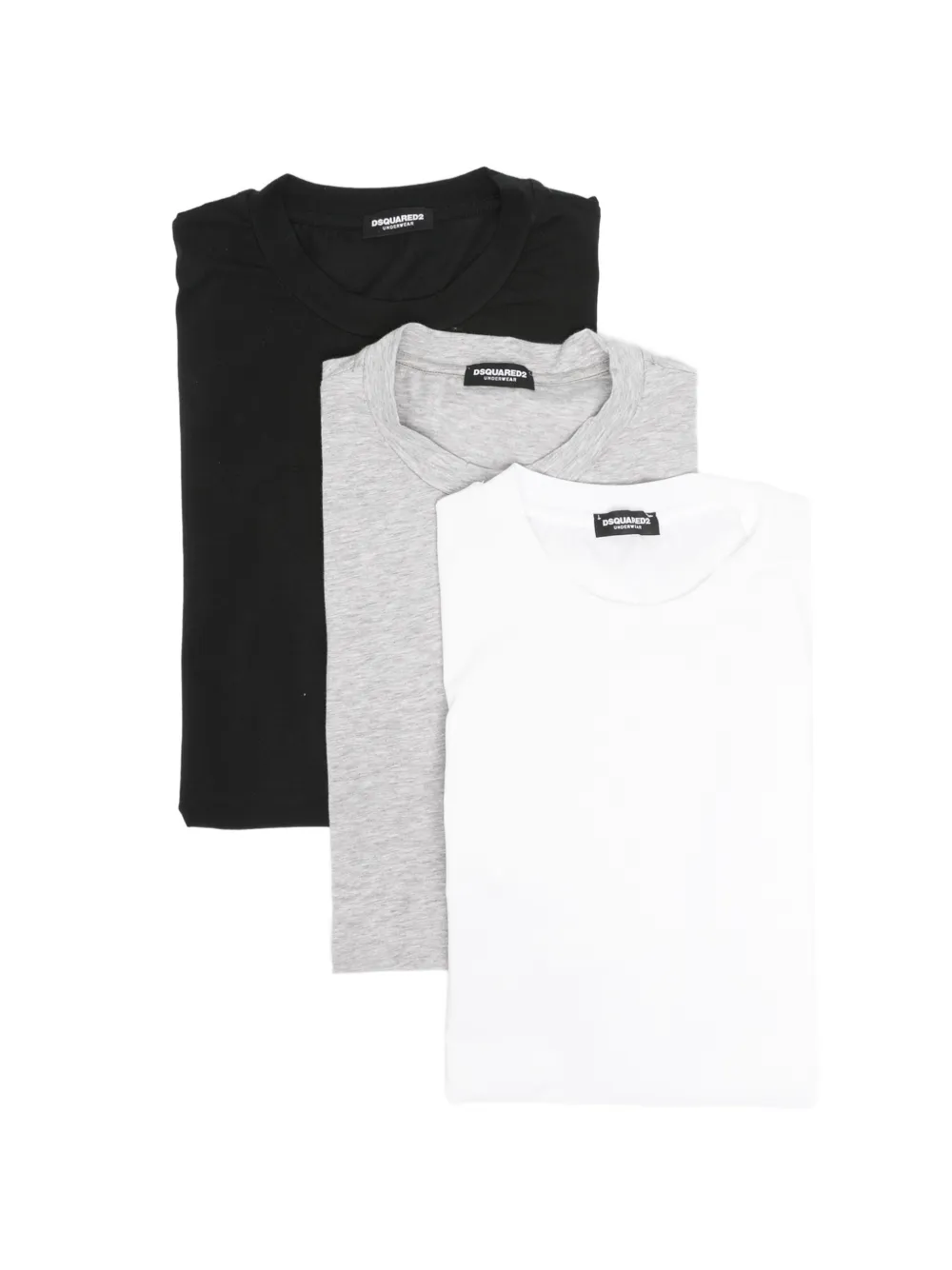 DSQUARED2 crew-neck T-shirt (set of three) - Nero