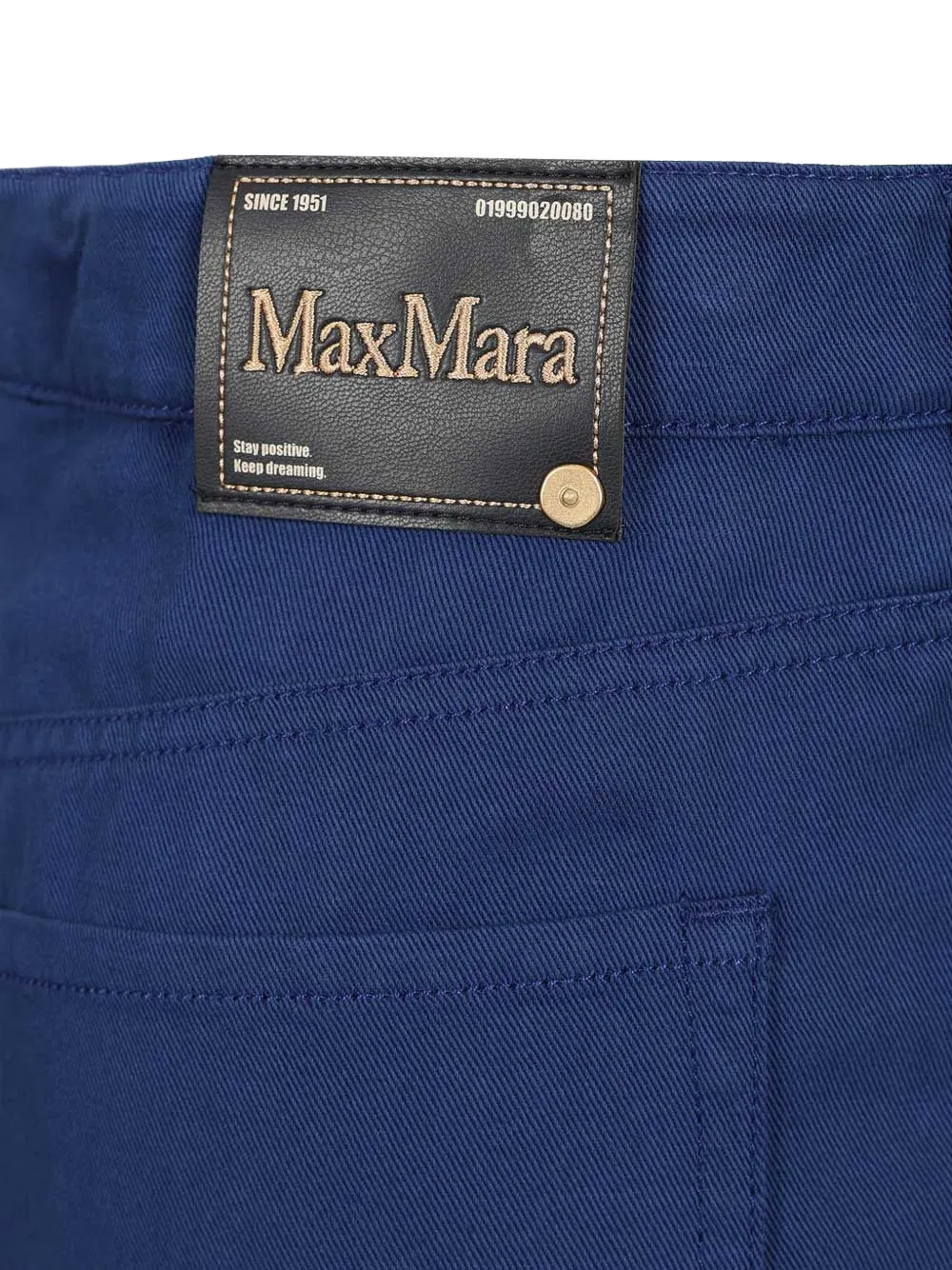 'S Max Mara Broek met knopen Blauw