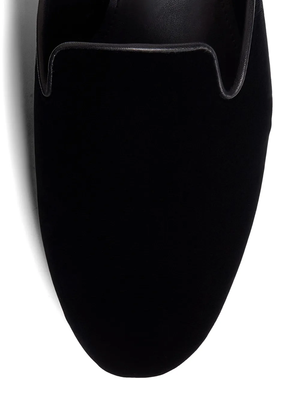 12 STOREEZ Fluwelen muiltjes Zwart