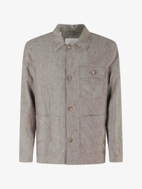 Seventy button-up pocket-detail jacket