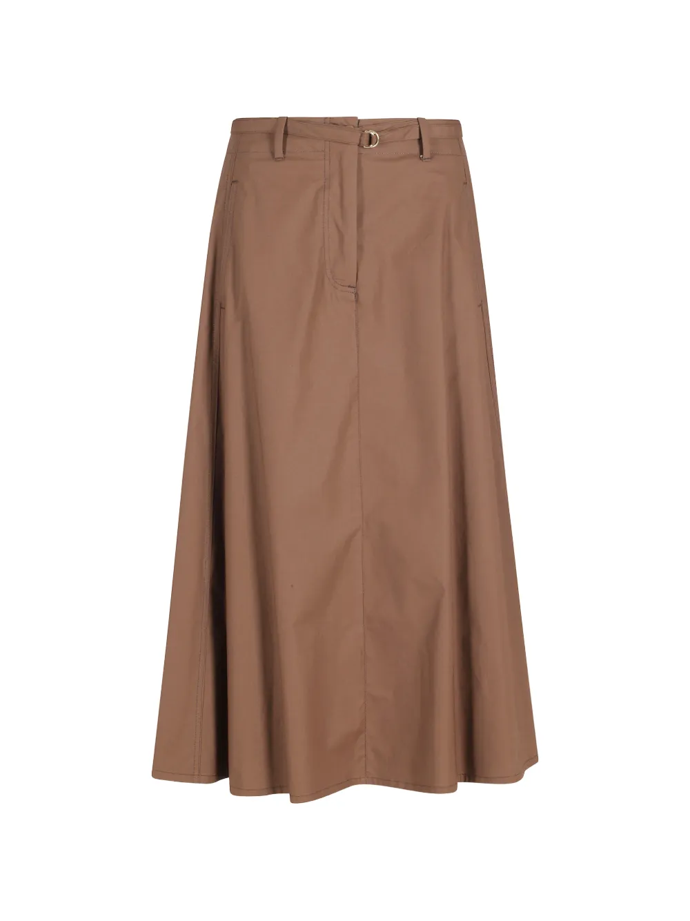 Seventy belted skirt - Marrone