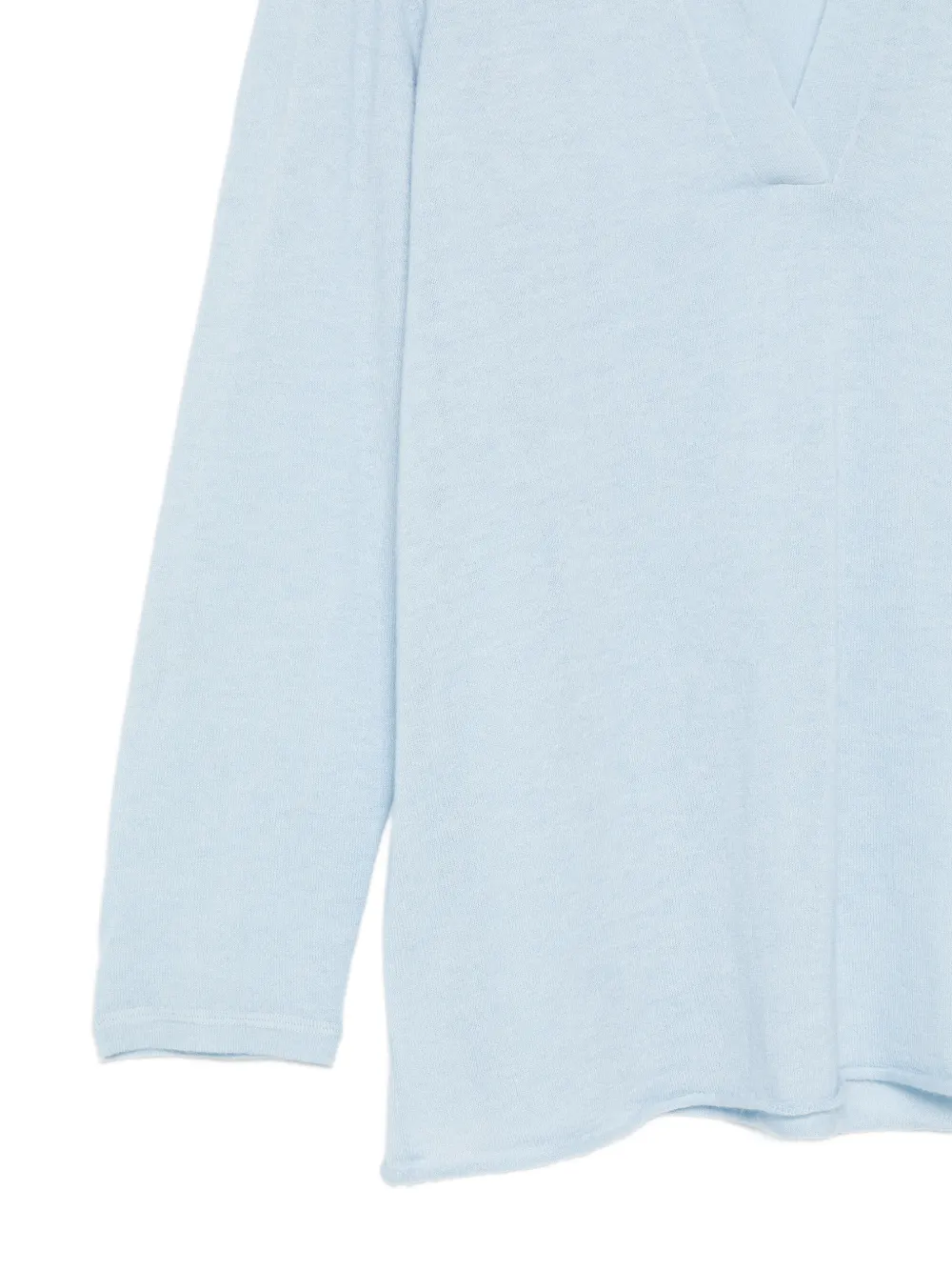 Majestic Filatures T-shirt met V-hals Blauw