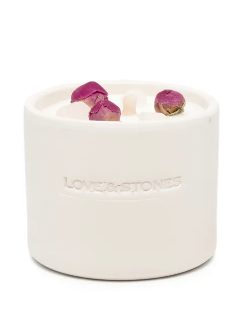 LOVE&STONES Eternity logo-detail candle
