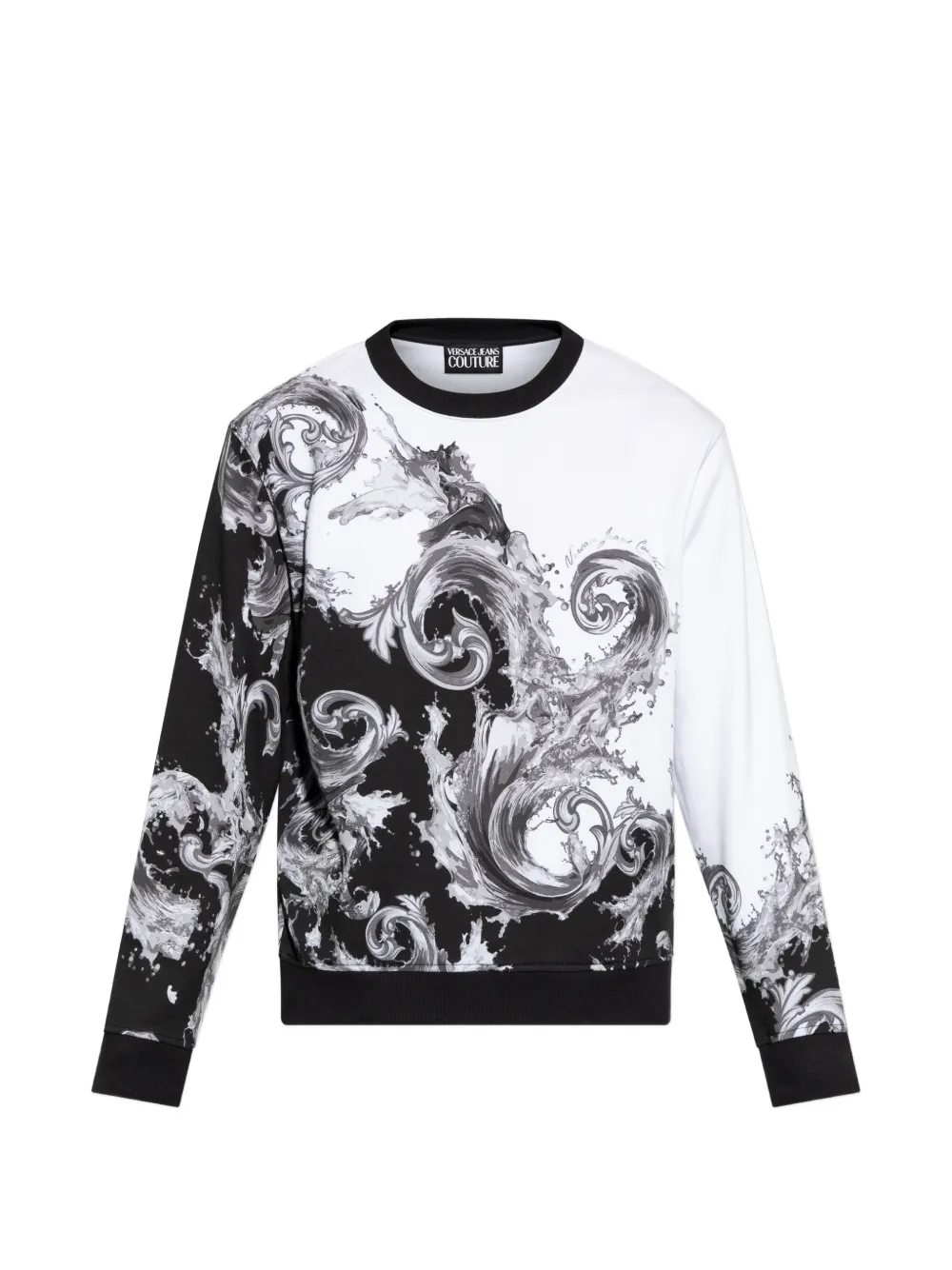 Versace Jeans Couture graphic-print sweatshirt - Bianco