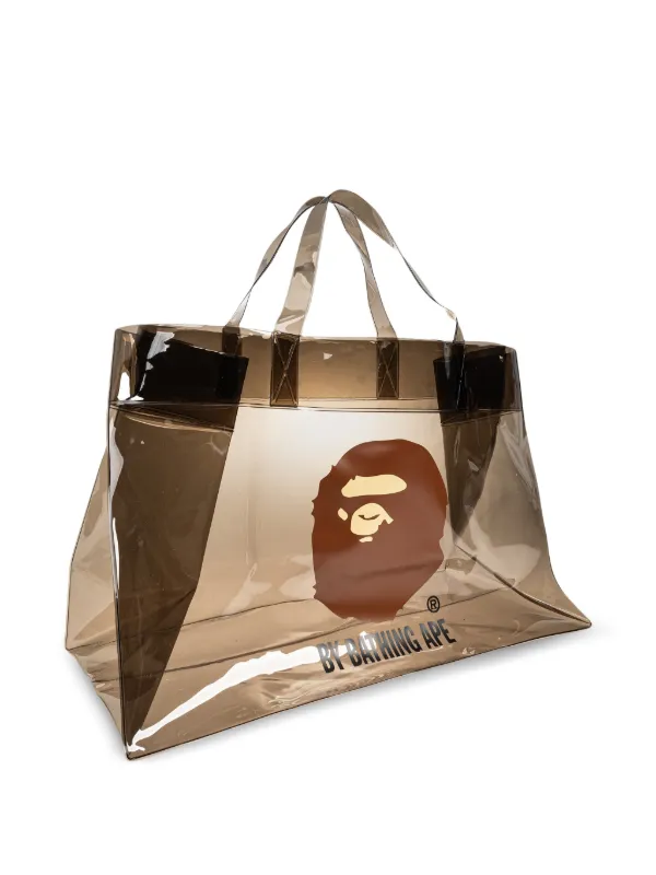A BATHING APE® Ape Head-print Tote Bag | Brown | FARFETCH