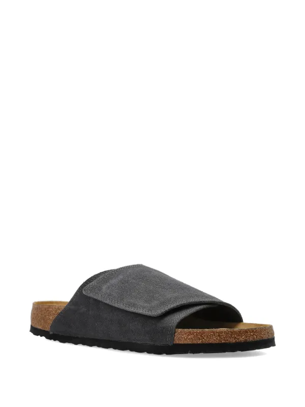 Birkenstock Solana VL Suede Sandals | Grey | FARFETCH