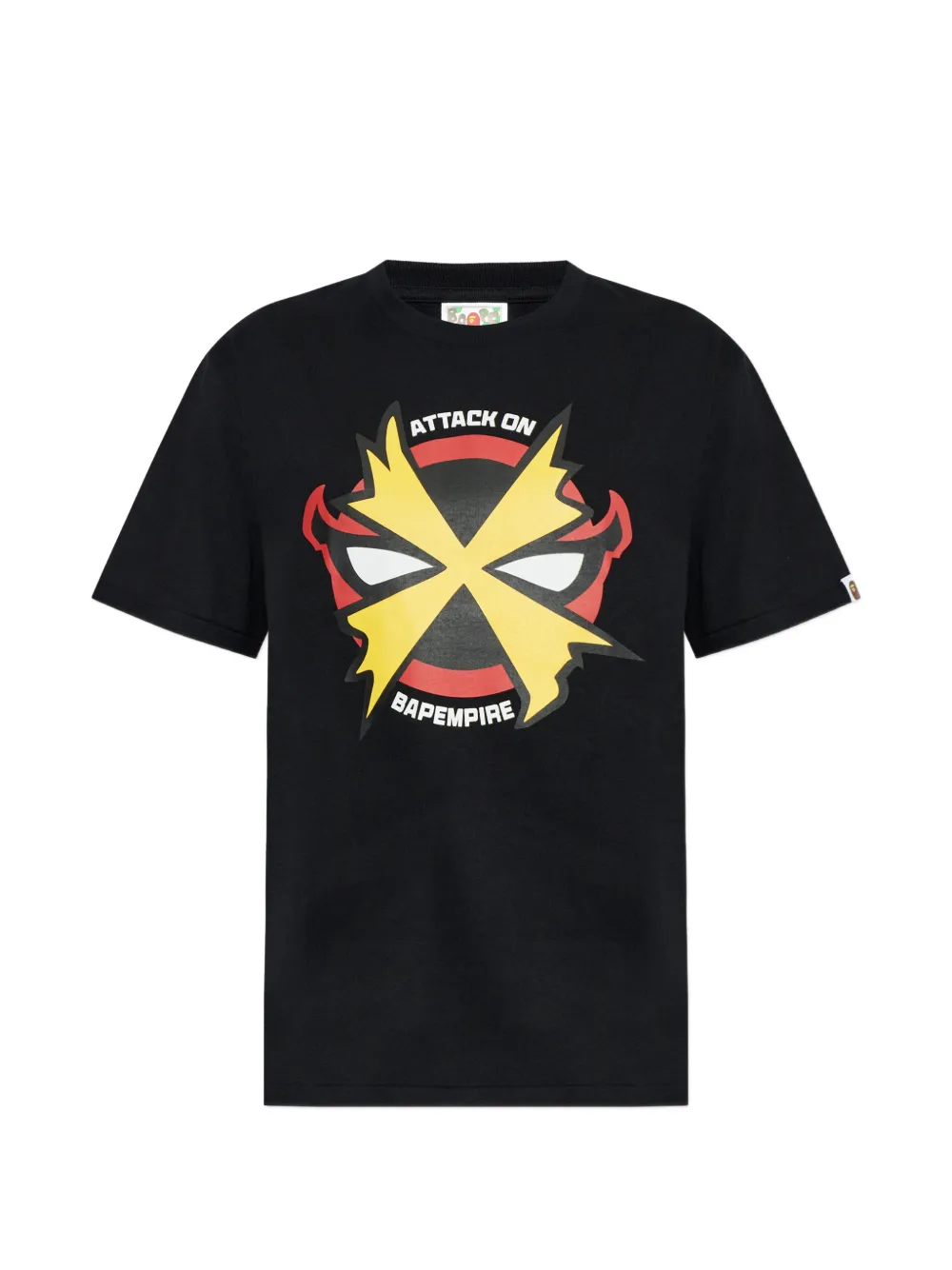 A BATHING APE® Bapeman X graphic-print T-shirt - Nero