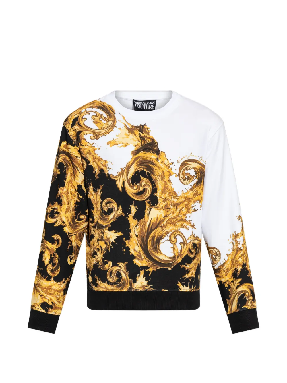 Versace Jeans Couture graphic-print sweatshirt - Bianco