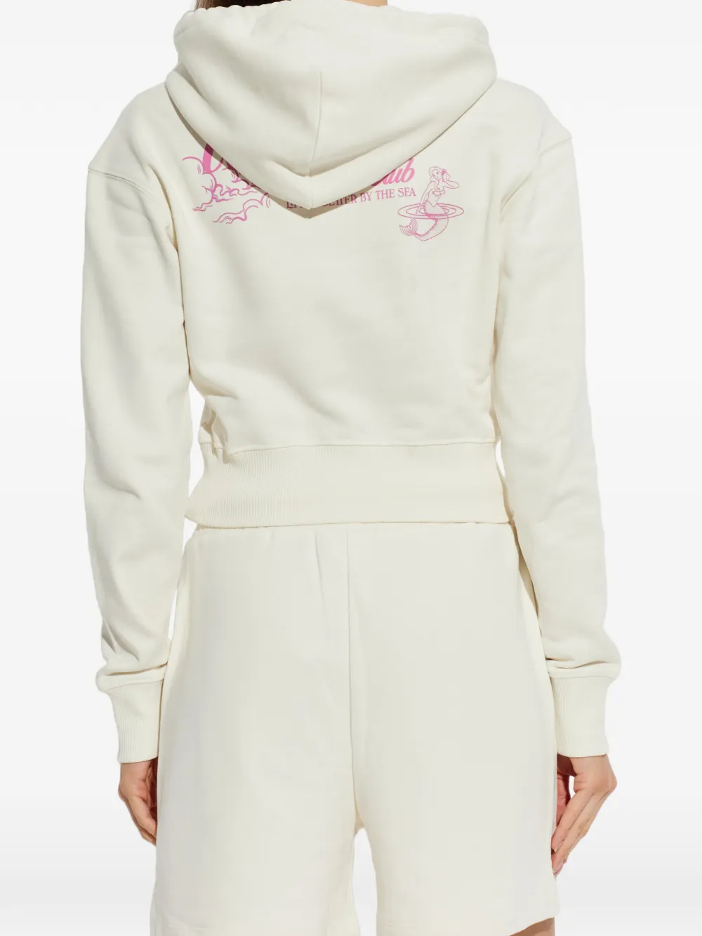 Versace Jeans Couture Sweater van katoen Beige