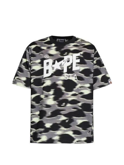 A BATHING APE® camouflage-print short-sleeve T-shirt