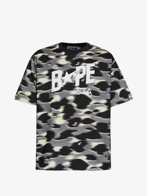 A BATHING APE® T-shirt con stampa camouflage