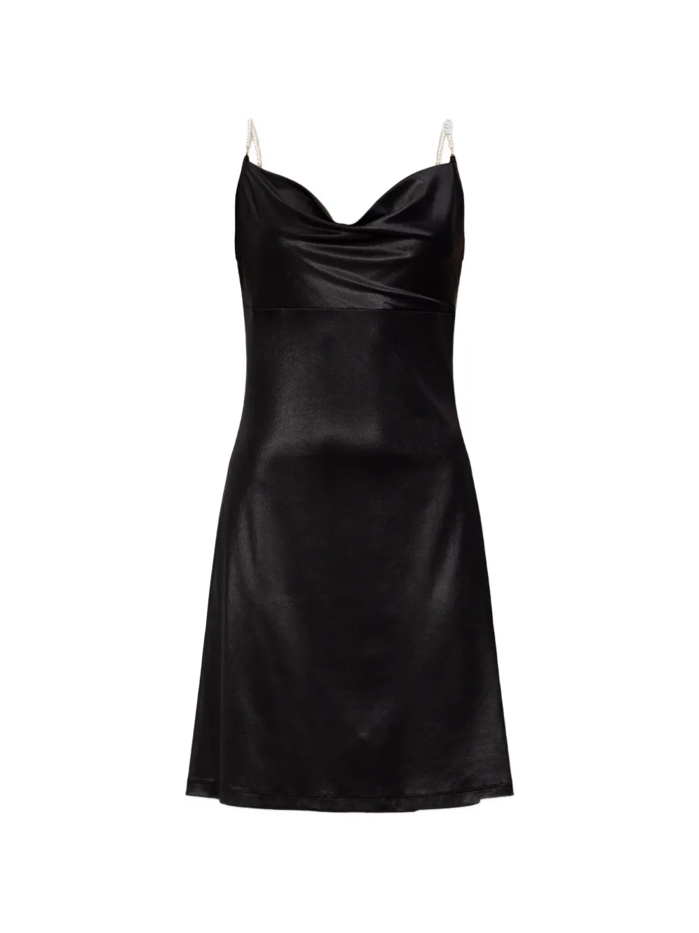 Versace Jeans Couture pearl strap slip dress - Nero