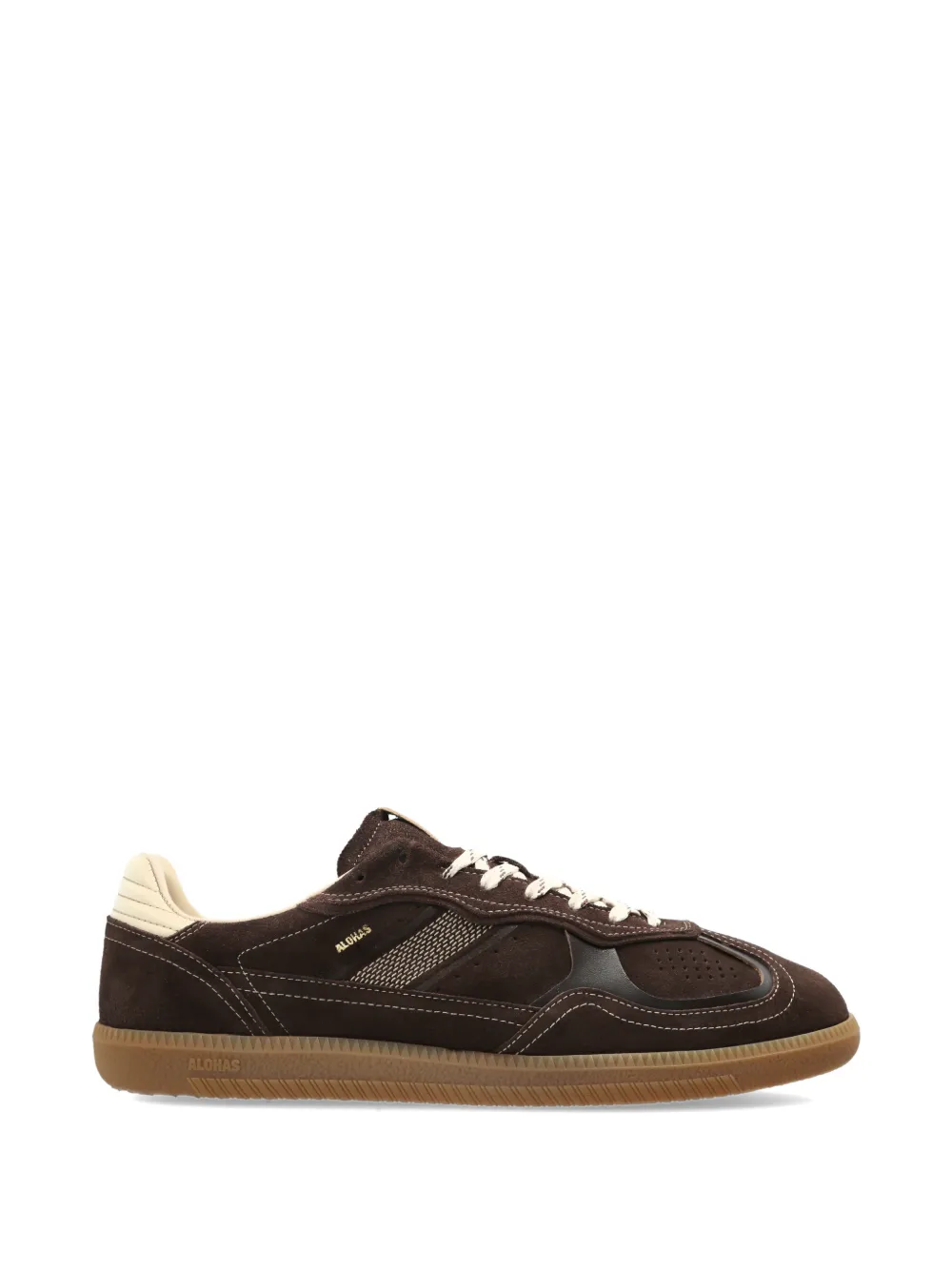 ALOHAS Tb.490 suede lace-up sneakers - Marrone