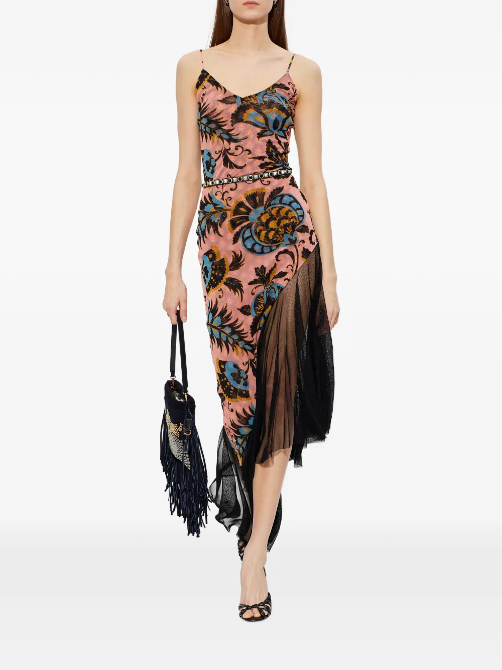 ETRO Jurk met bloemenprint Roze