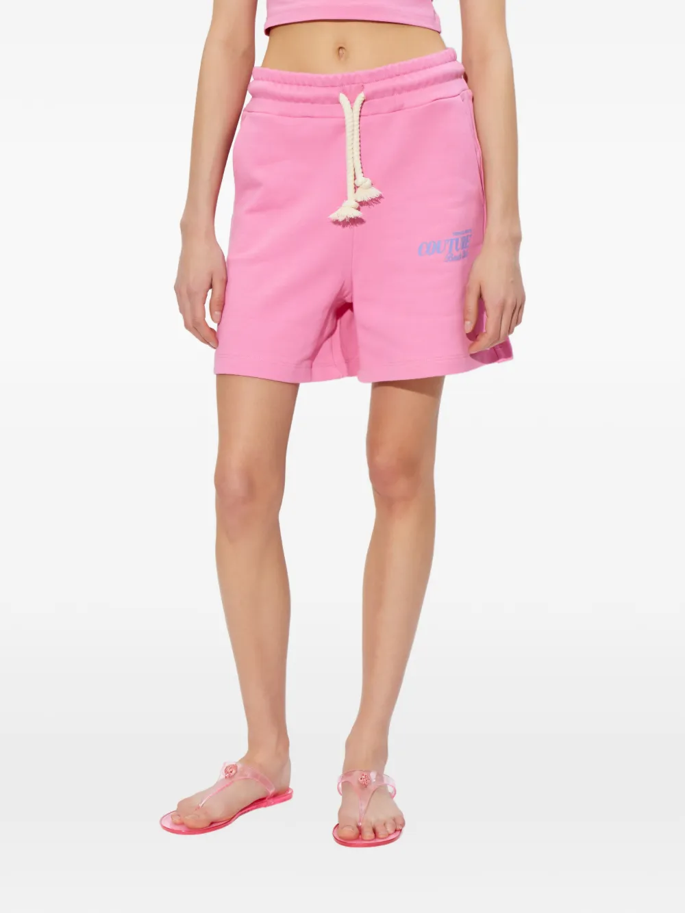 Versace Jeans Couture Shorts met trekkoord Roze