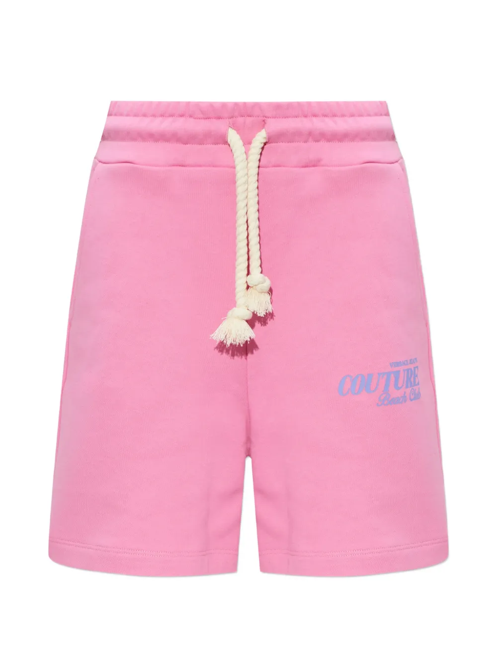 Versace Jeans Couture drawstring logo shorts - Rosa