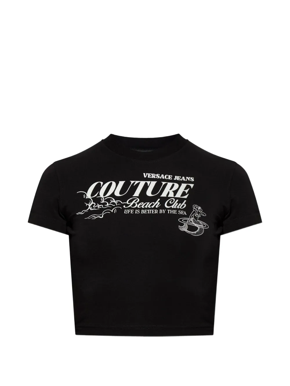 Versace Jeans Couture short sleeve graphic top - Nero