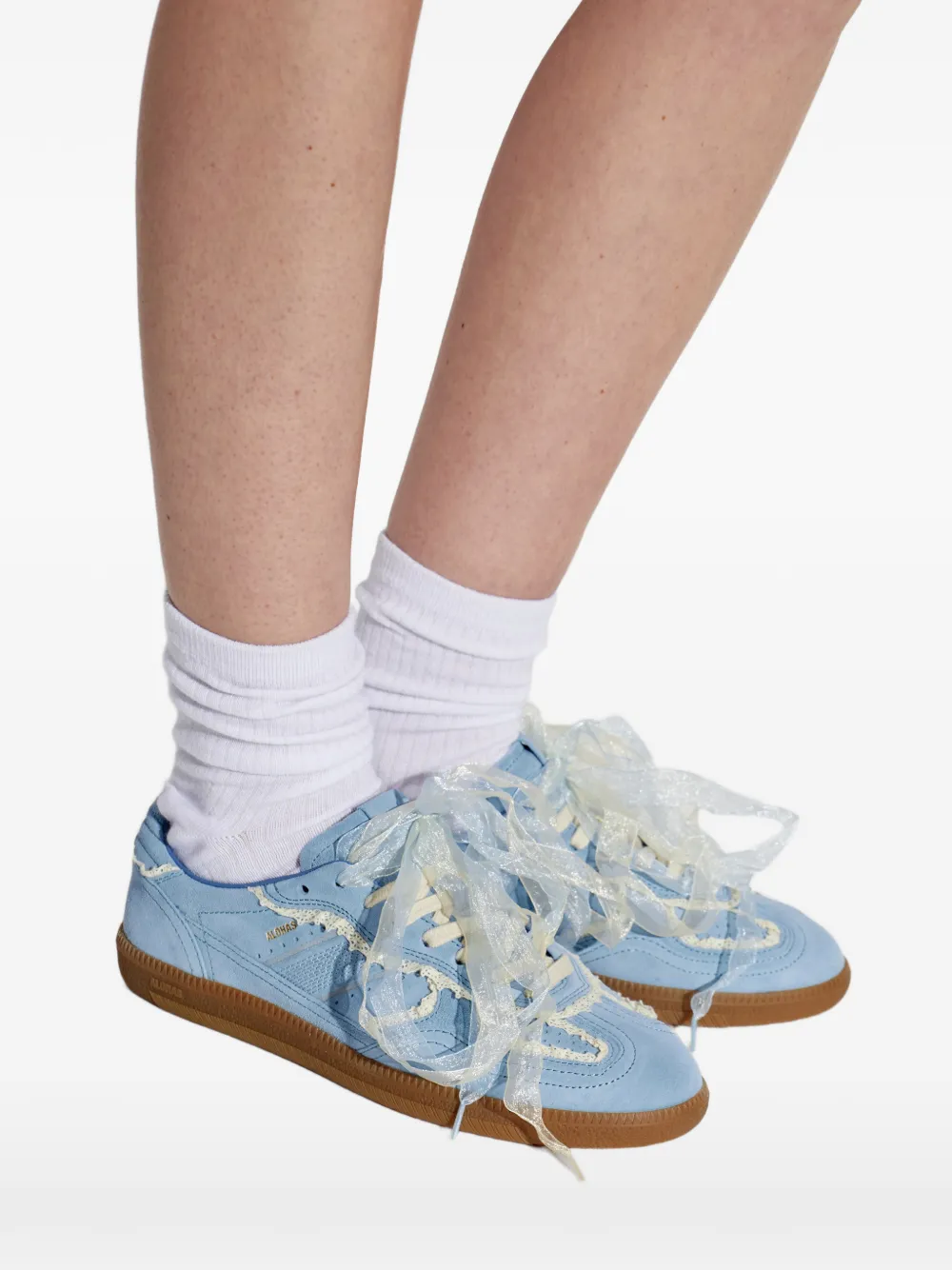 ALOHAS TB.490 sneakers met gehaakt detail Blauw