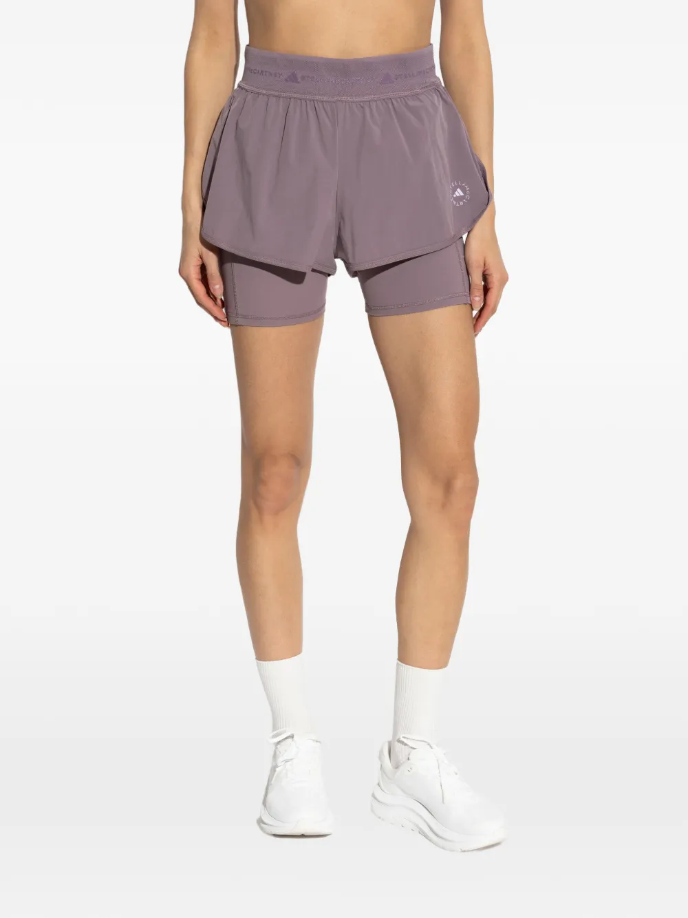 adidas by Stella McCartney layered shorts - Viola