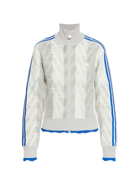 adidas sudadera de tejido flojo con motivo de rayas