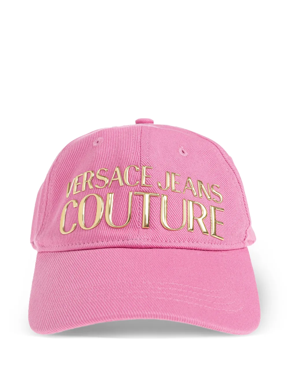 Versace Jeans Couture logo-lettering baseball cap - Rosa