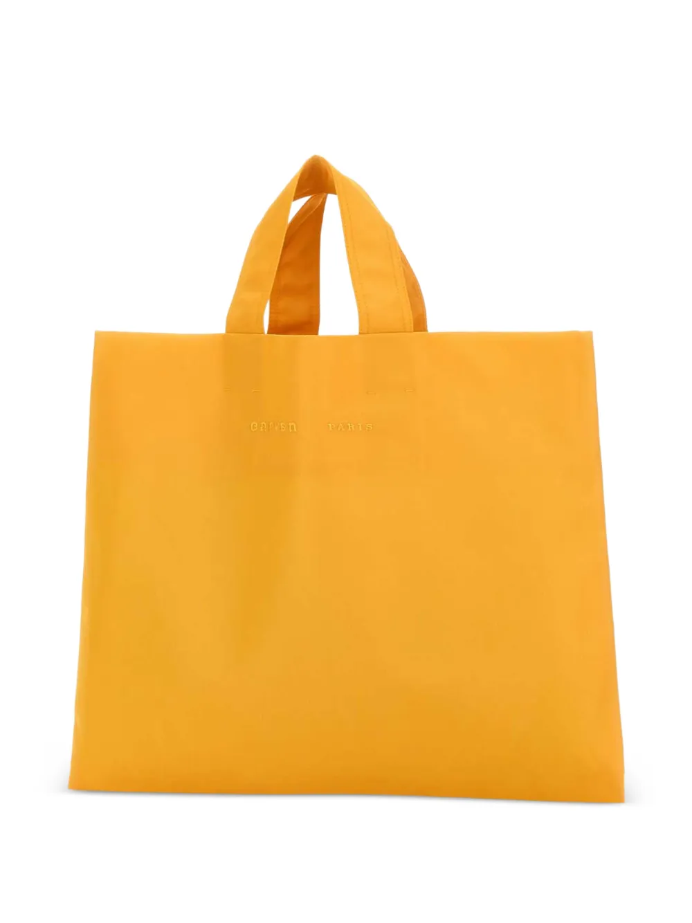 Carven Small Jeannette Tote Bag in Yellow, view 3