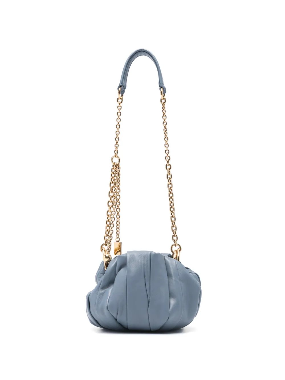 Chloé Plissé shoulder bag - Blu