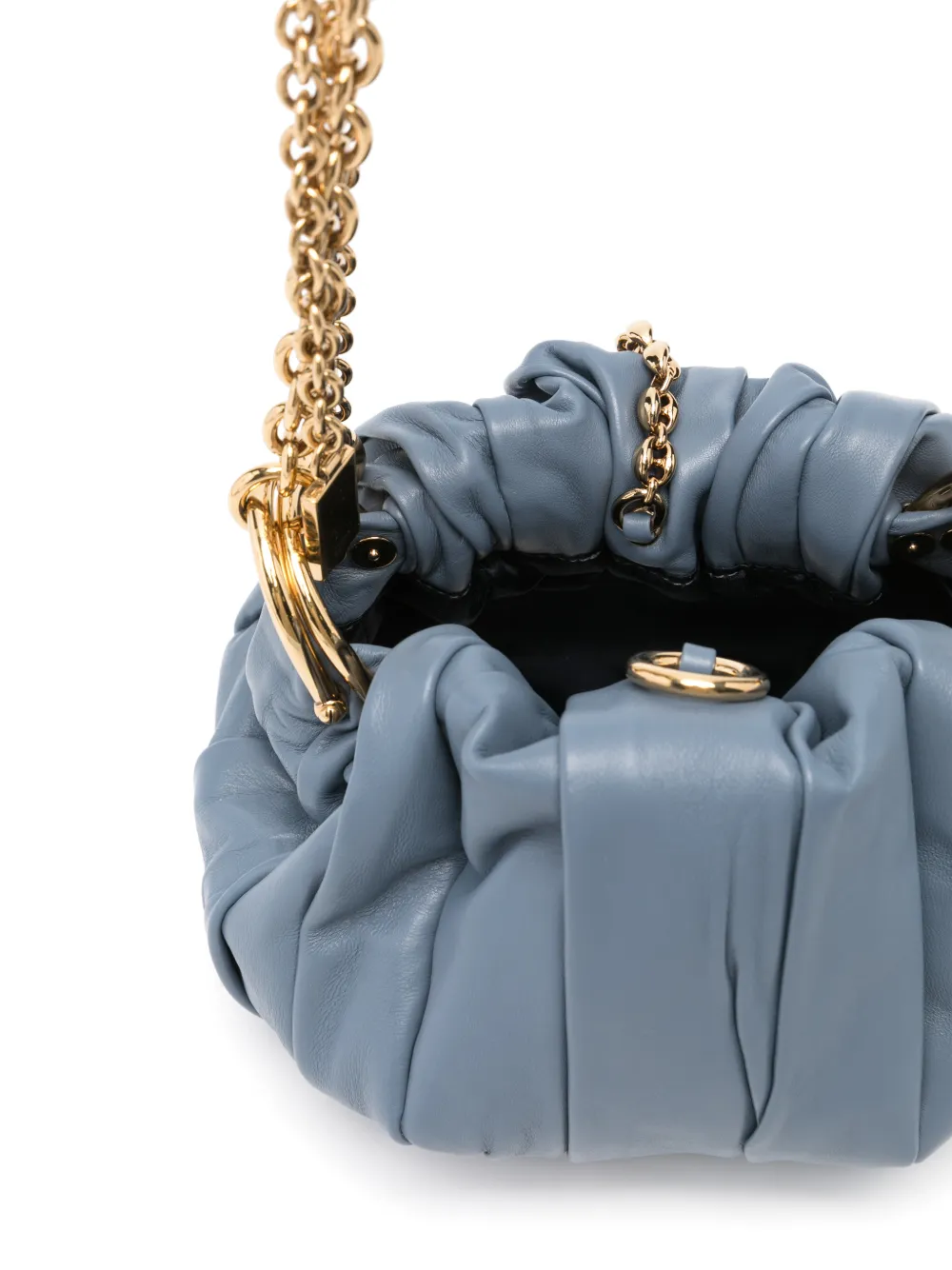 Chloé Plissé schoudertas Blauw