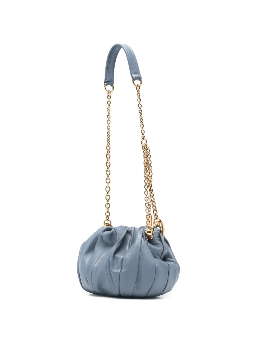 Chloé Plissé schoudertas Blauw