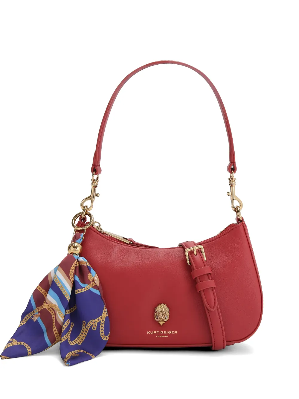 Kurt Geiger London Borsa a tracolla Sloane con cristalli - Rosso