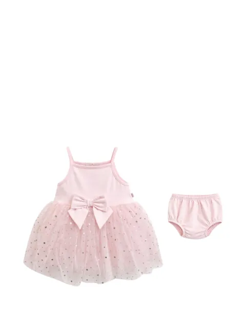 CACHAREL KIDS bow-embellishment dress set (set of two)