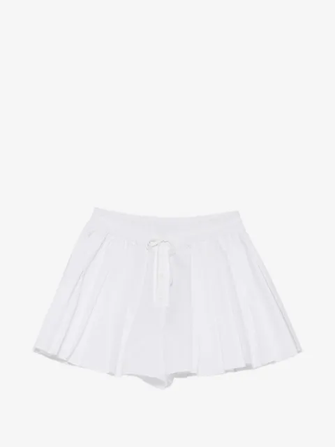 Lacoste pleated drawstring mini skirt